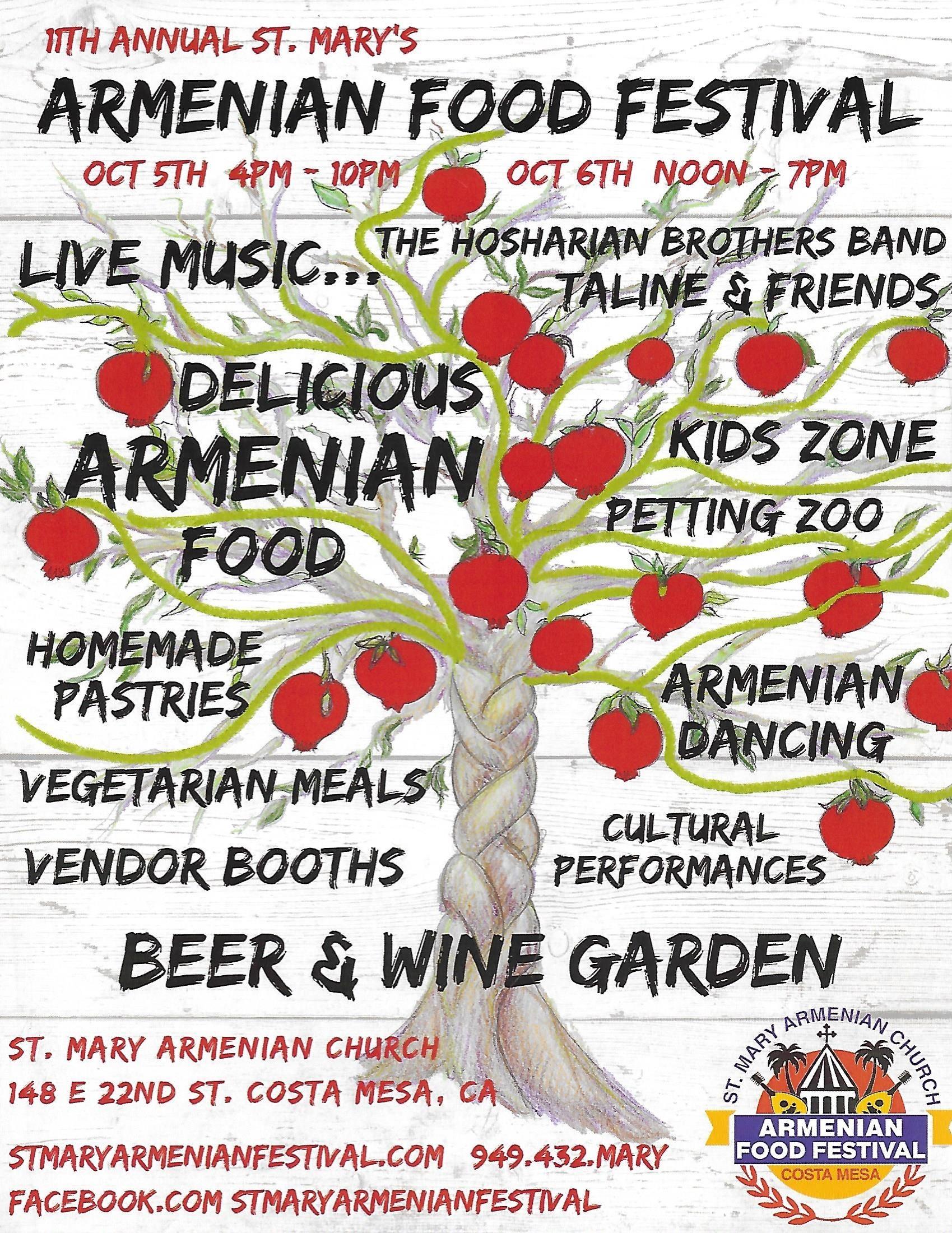 11th Annual St. Mary's Armenian Food Festival