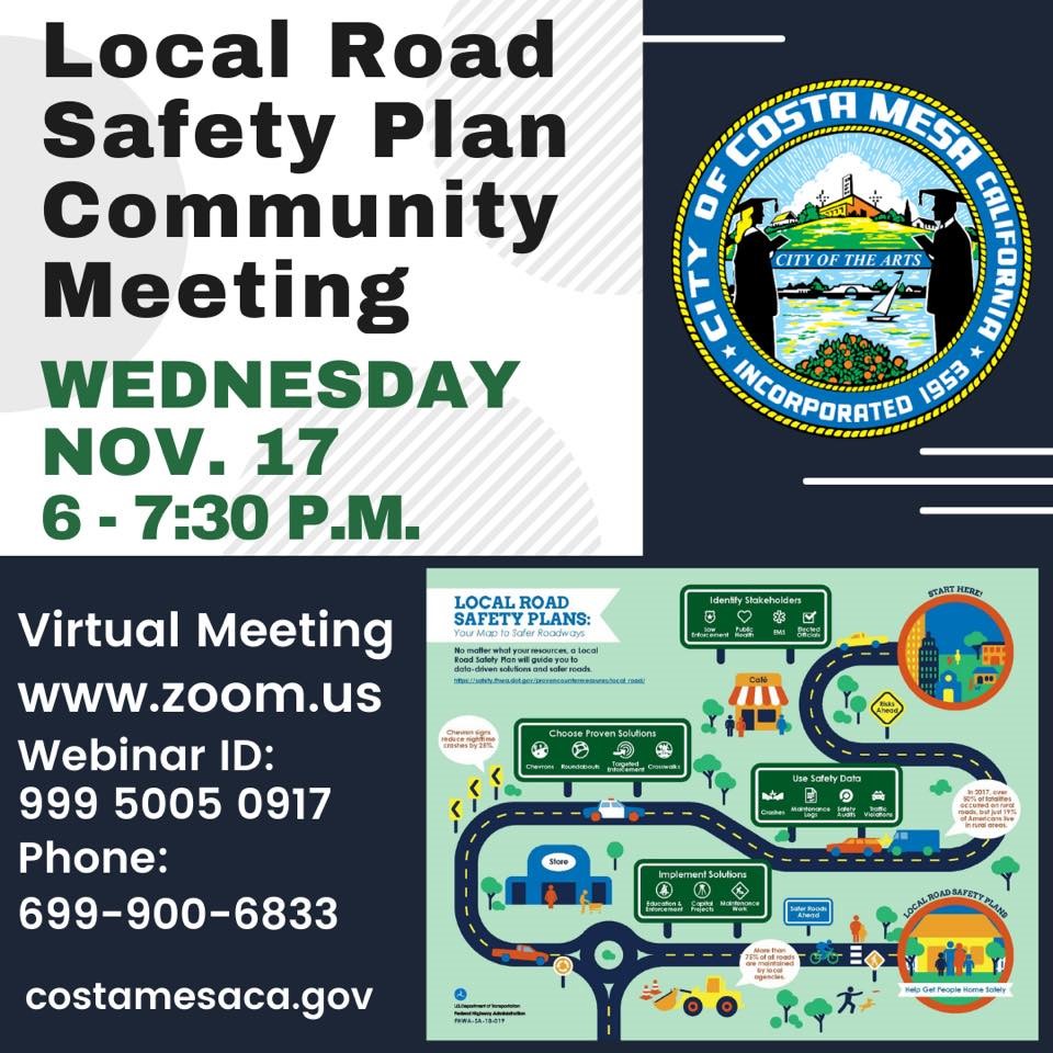 Local Road Safety Plan Community Meeting