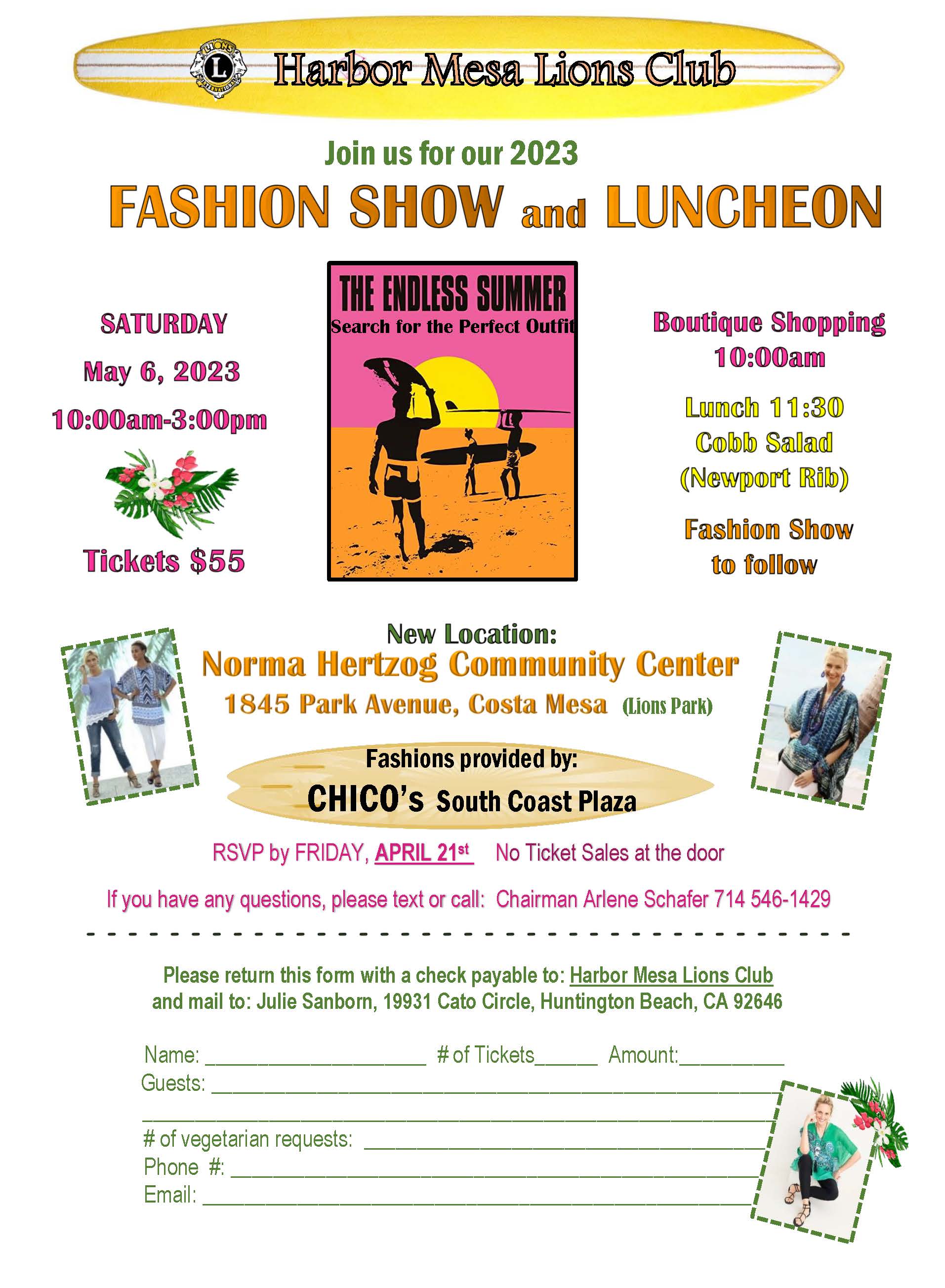 2023 FASHION SHOW FLYER - with contact