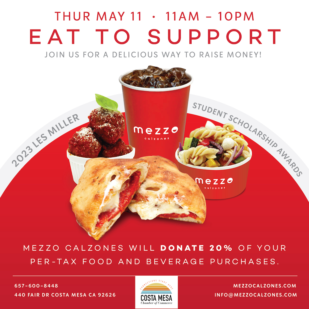 _Eat to Support_ Community Fundraising Day at Mezzo Calzones - Les Miller Student Scholarship Awards