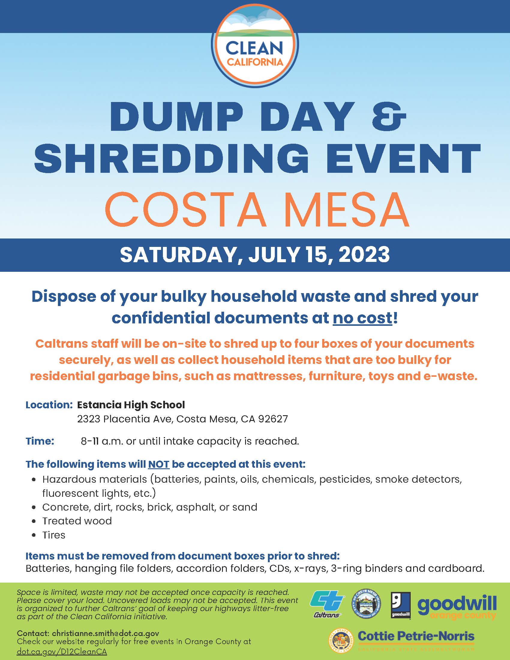 Dump Day - Costa Mesa 71523