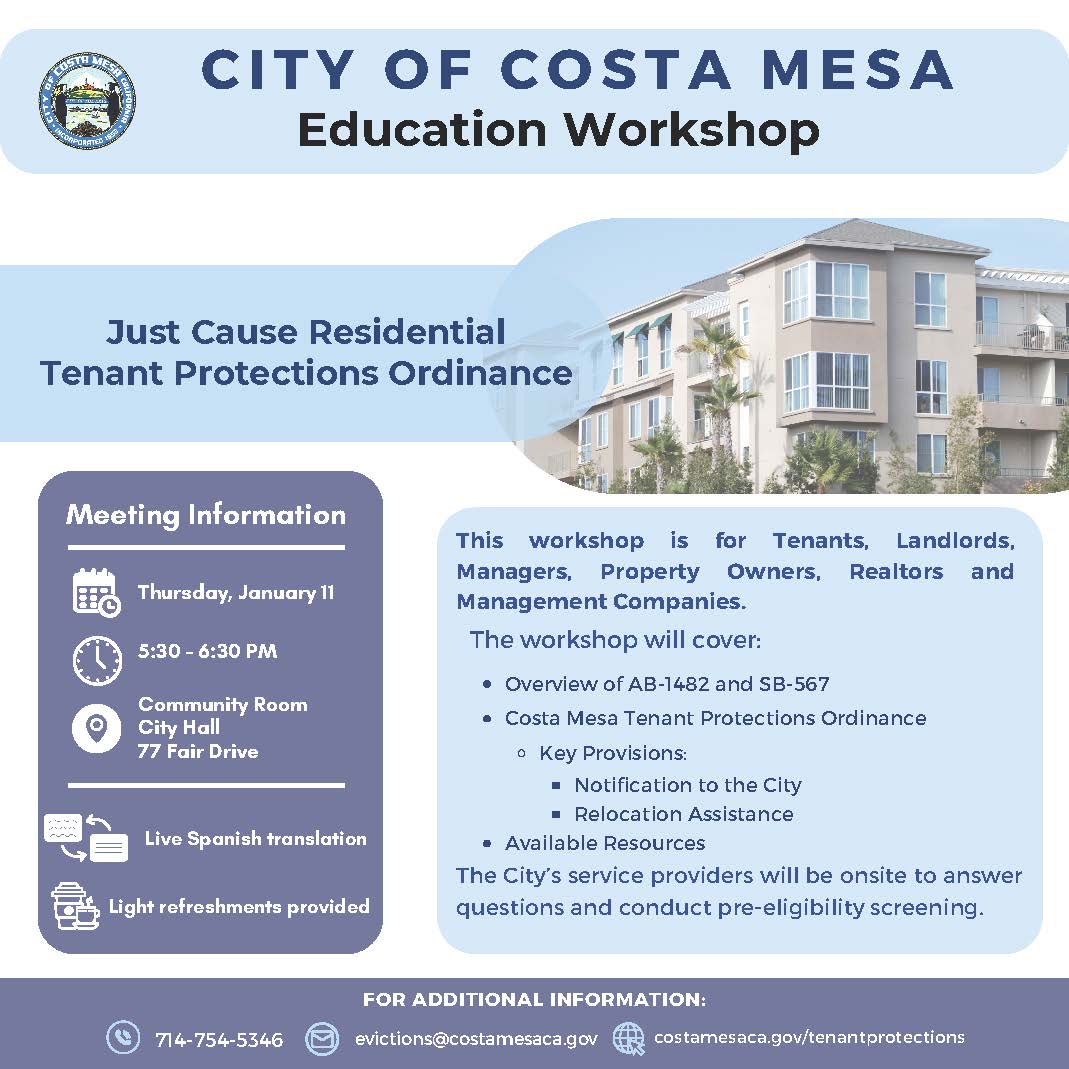 Tenant Protections Workshop - ENG