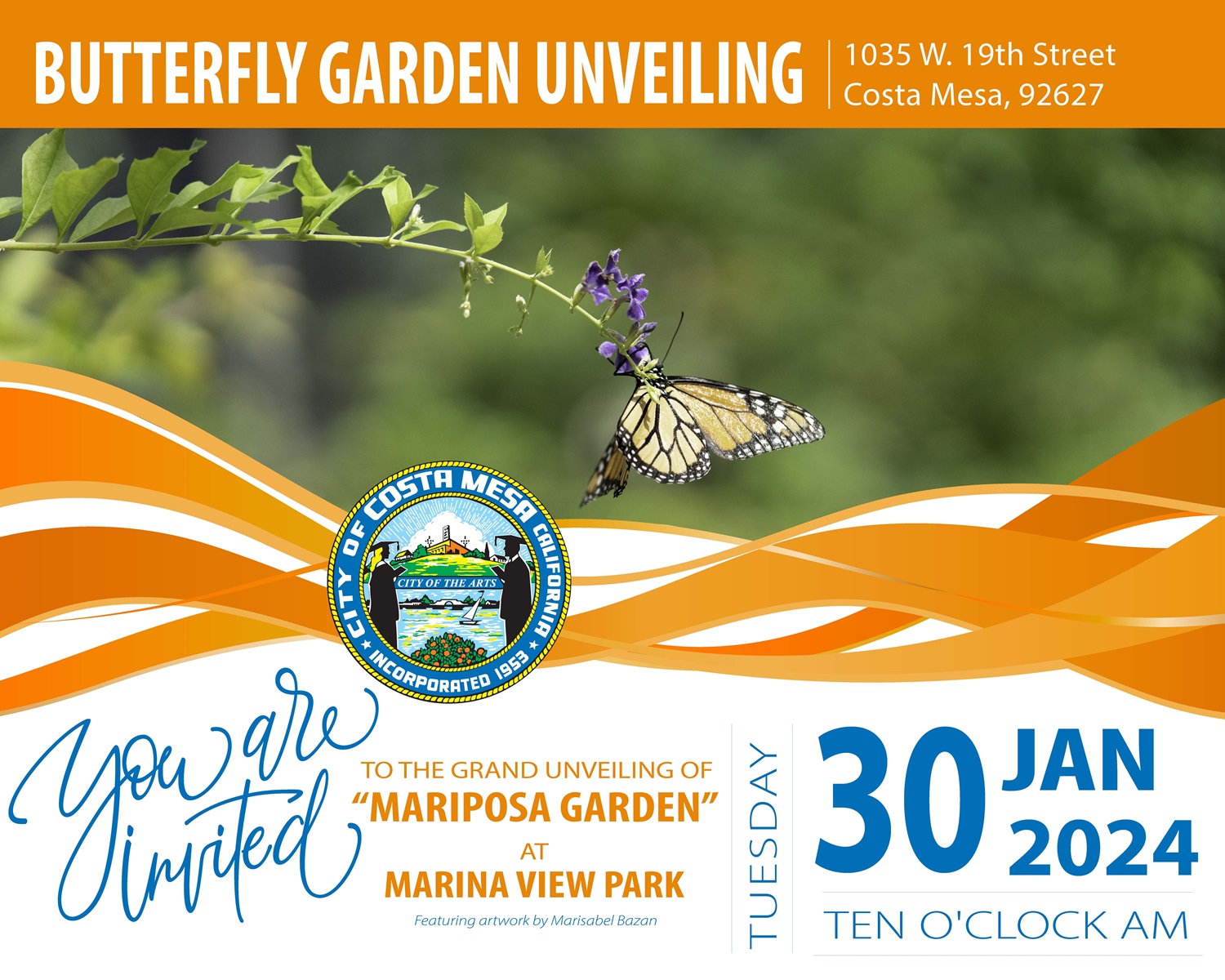 Butterfly Garden Unveiling