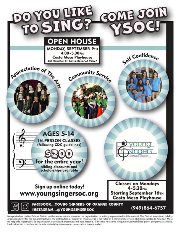 YSOC 2 page open house flyer 2024- Eng