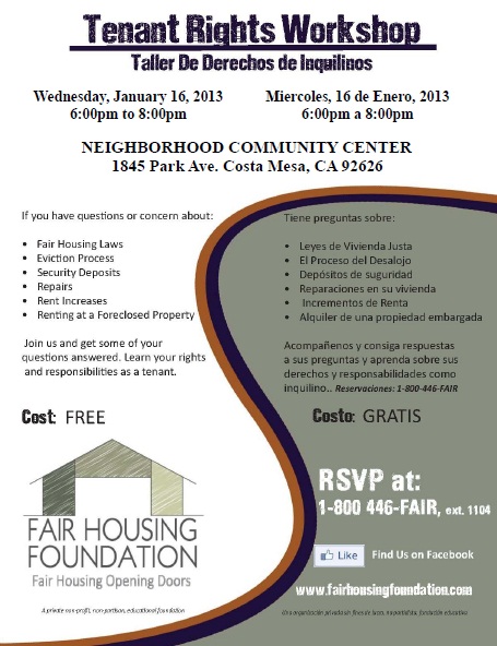 Tenant Rights Workshop