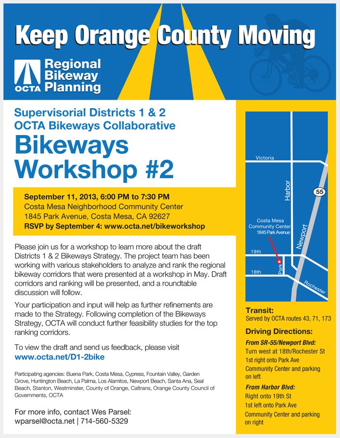 OCTA's Bikeways Workshop