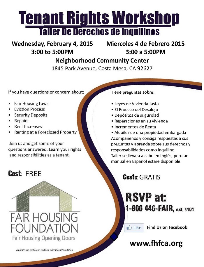 Tenants Rights Workshop 2015-02-04