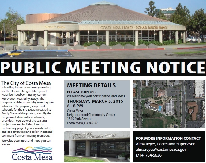 NCC Public Meeting Notice