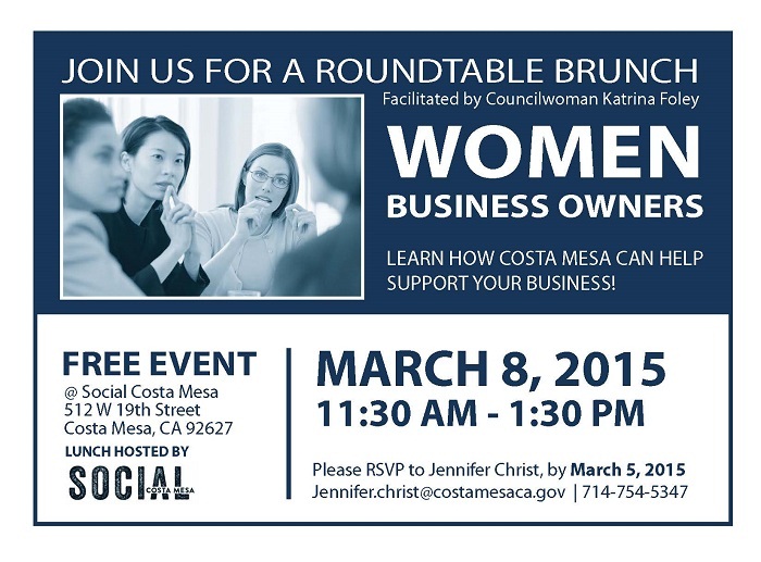 Roundtable Brunch with Women Business Owners