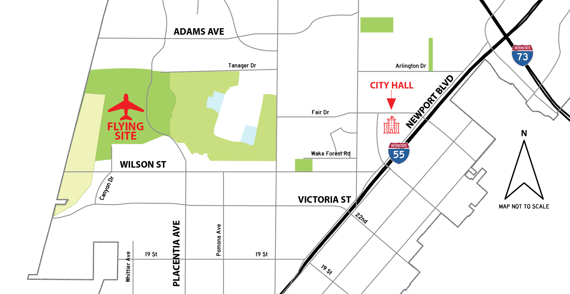 Map of Fly Site